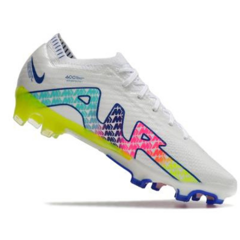 Chuteira NIKE Air Zoom Mercurial Vapor 15 FG Elite - Branco e Multicolor