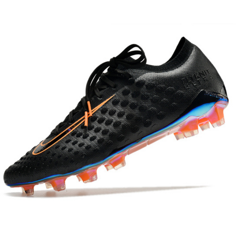 CHUTEIRA CAMPO NIKE PHANTOM ULTRA VENOM FG PRETA+LARANJA