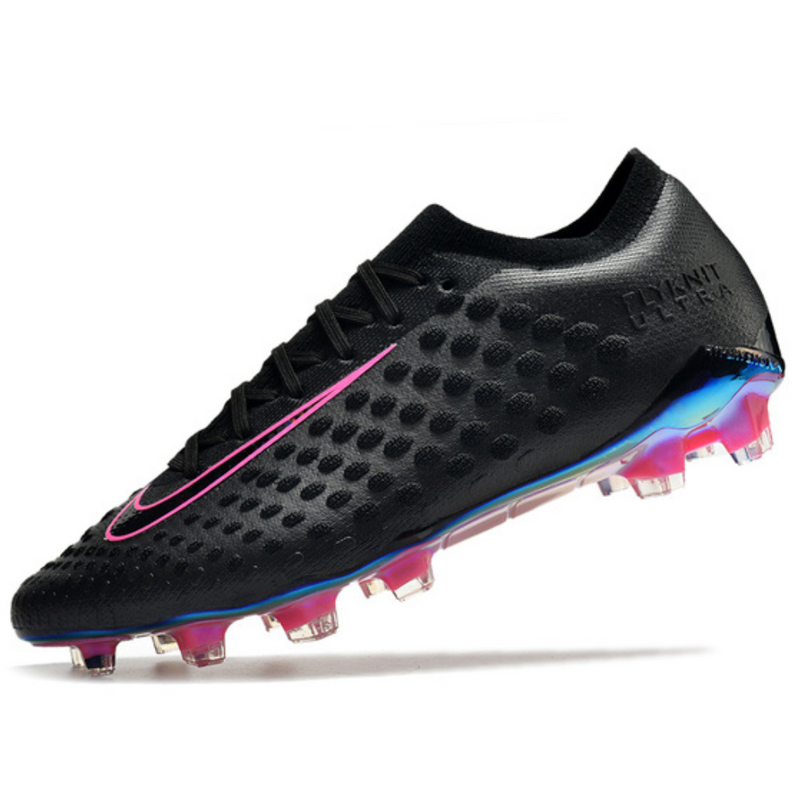 CHUTEIRA CAMPO NIKE PHANTOM ULTRA VENOM FG PRETO+ROSA