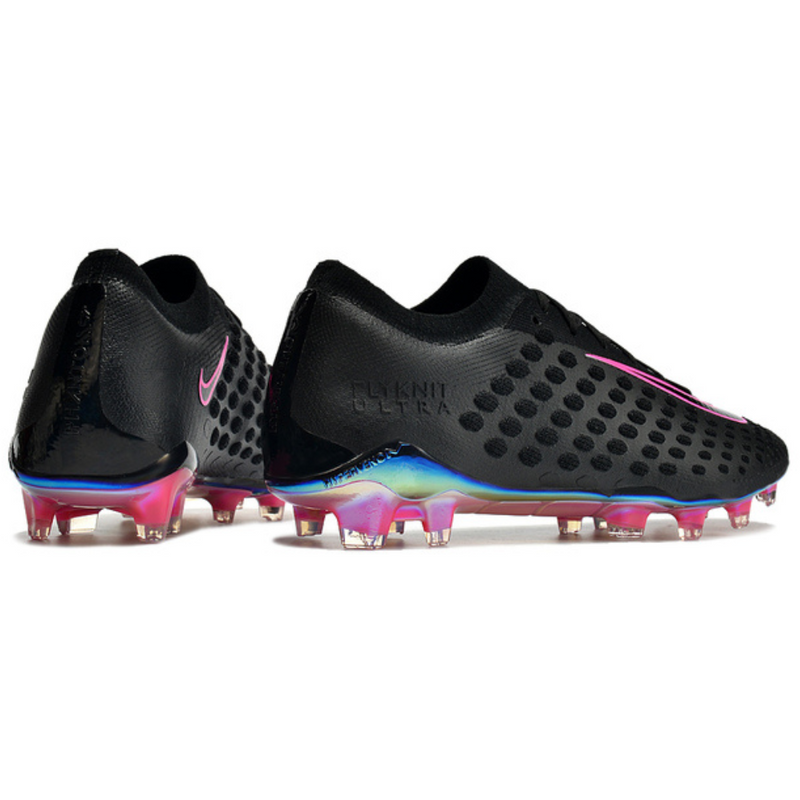 CHUTEIRA CAMPO NIKE PHANTOM ULTRA VENOM FG PRETO+ROSA