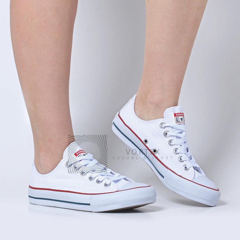 Combo 2 pares All Star Convencional Branco+Branco