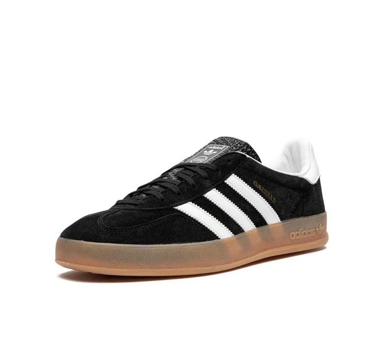 Adidas Gazelle Indoor 'Black/White/Gum' Preto