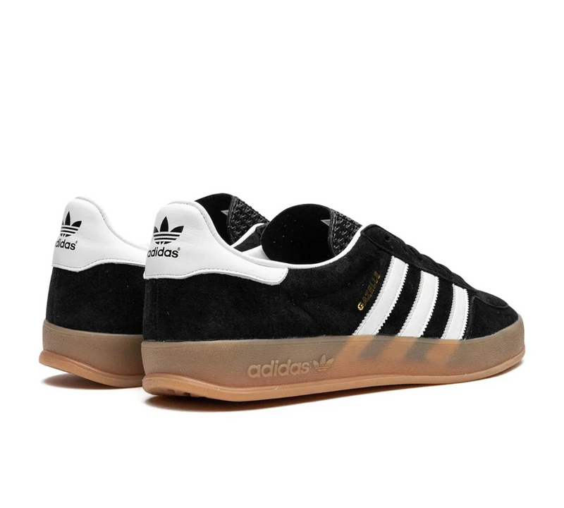 Adidas Gazelle Indoor 'Black/White/Gum' Preto