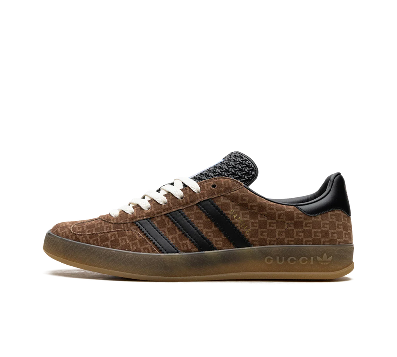 Adidas x Gucci Gazelle GG Monogram 'Brown' Marrom/Preto