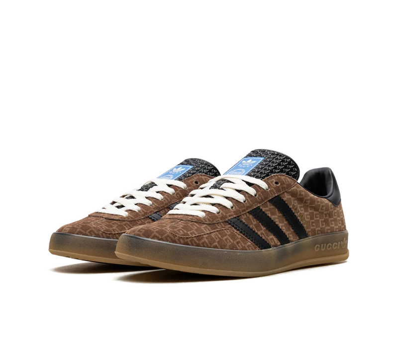 Adidas x Gucci Gazelle GG Monogram 'Brown' Marrom/Preto