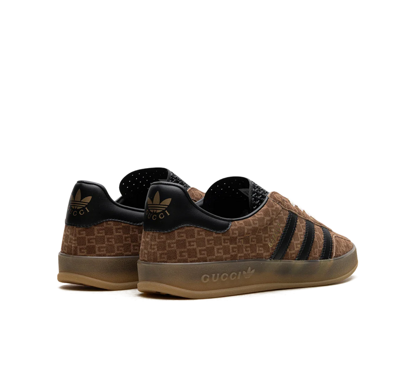 Adidas x Gucci Gazelle GG Monogram 'Brown' Marrom/Preto