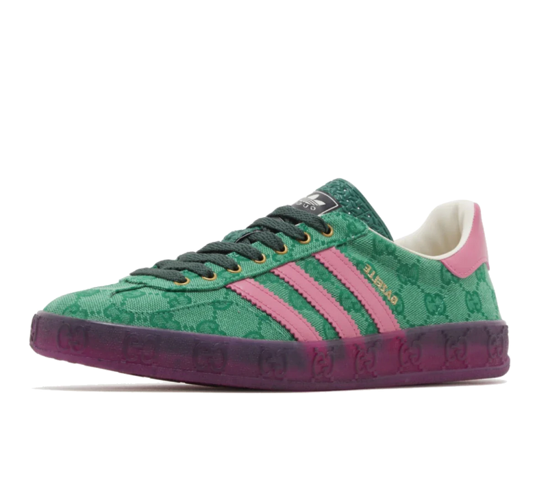 Adidas x Gucci Gazelle 'Green Pink Strata' Verde/Rosa