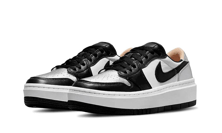 Air Jordan 1 Low Elevate 'Silver Toe' Preto / Prata