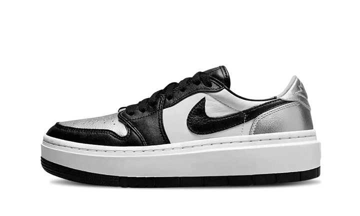 Air Jordan 1 Low Elevate 'Silver Toe' Preto / Prata