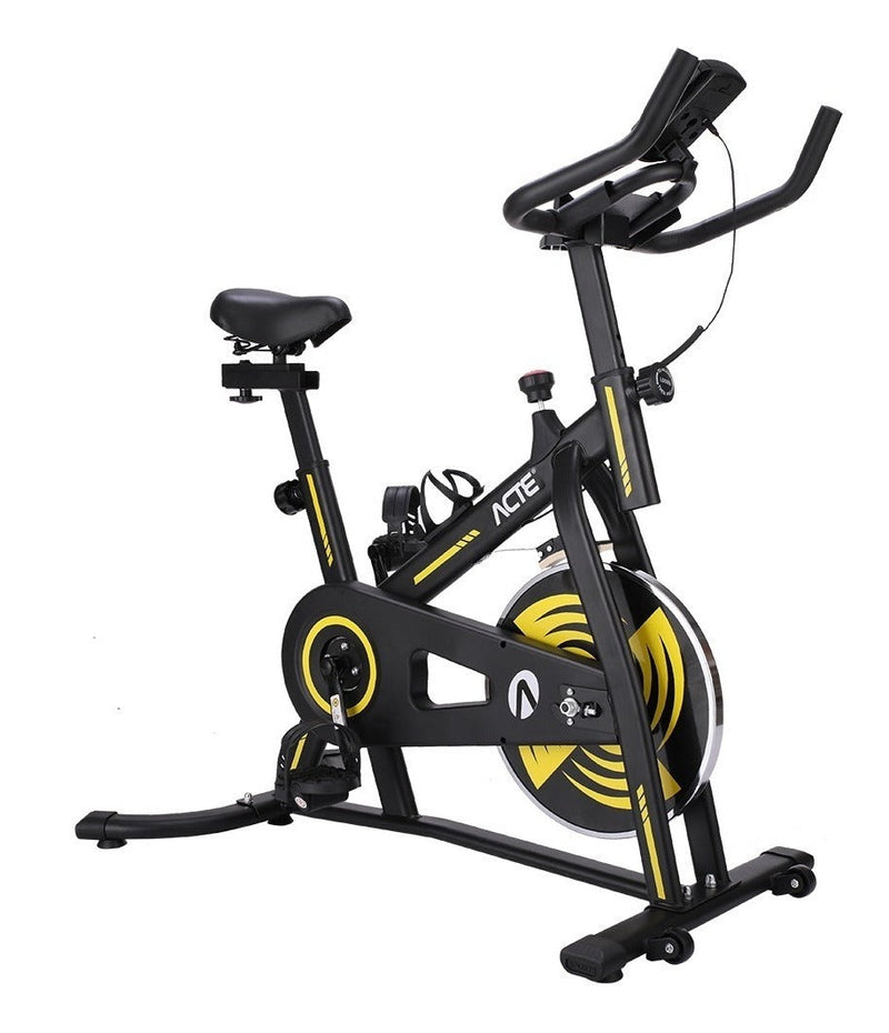 Bike Spinning 4.0 E32 Acte Sports Cor Preto/Amarelo