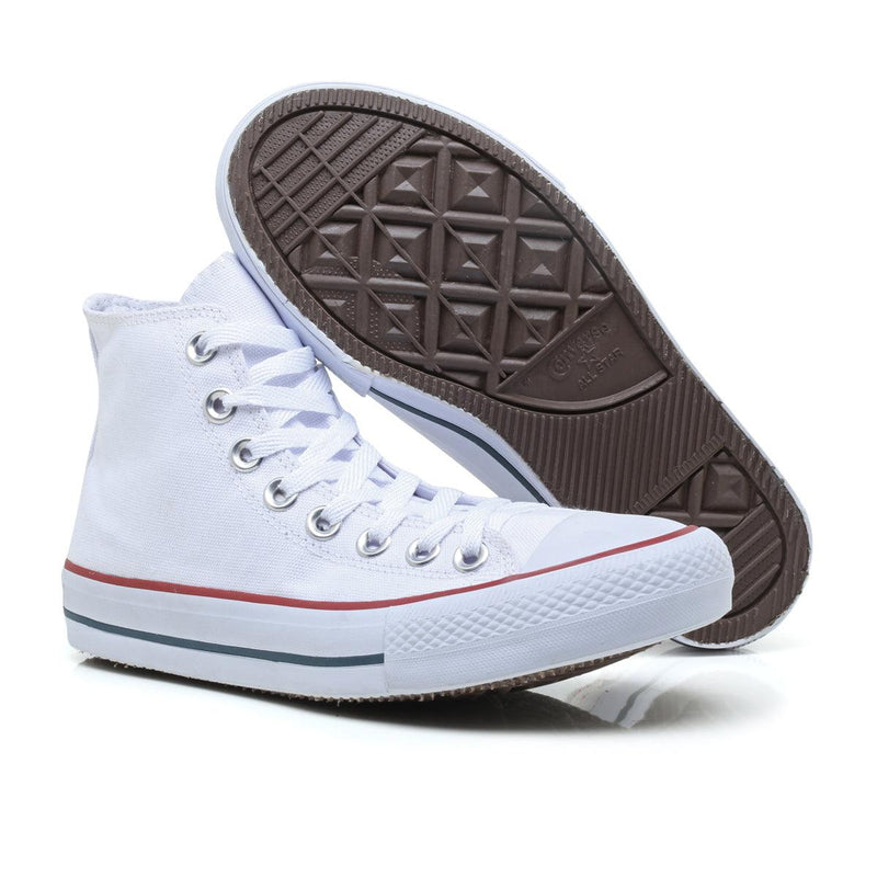 Combo 2 pares All Star cano alto Branco+Branco