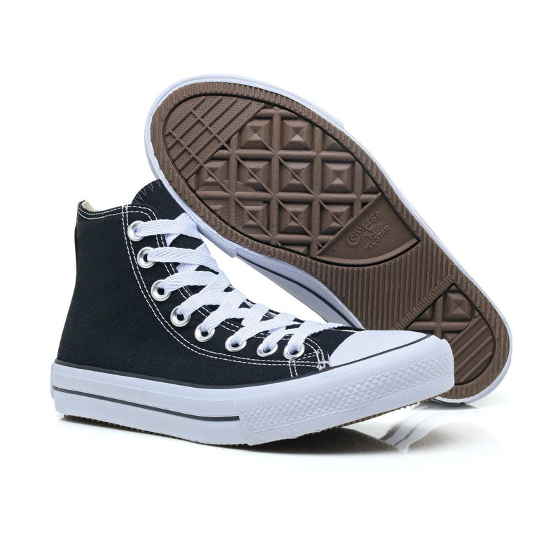 Combo 2 pares All Star cano alto Preto+Vermelho