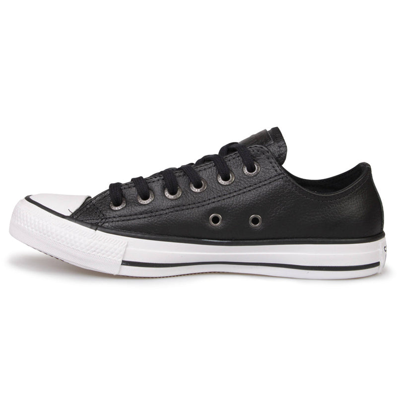 TÊNIS CONVERSE ALL STAR CHUCK TAYLOR COURO PRETO