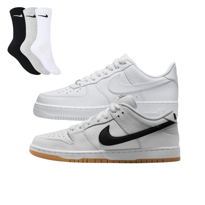 Clássico Shadow + Dunk Low Pro + 3 Meias Nike