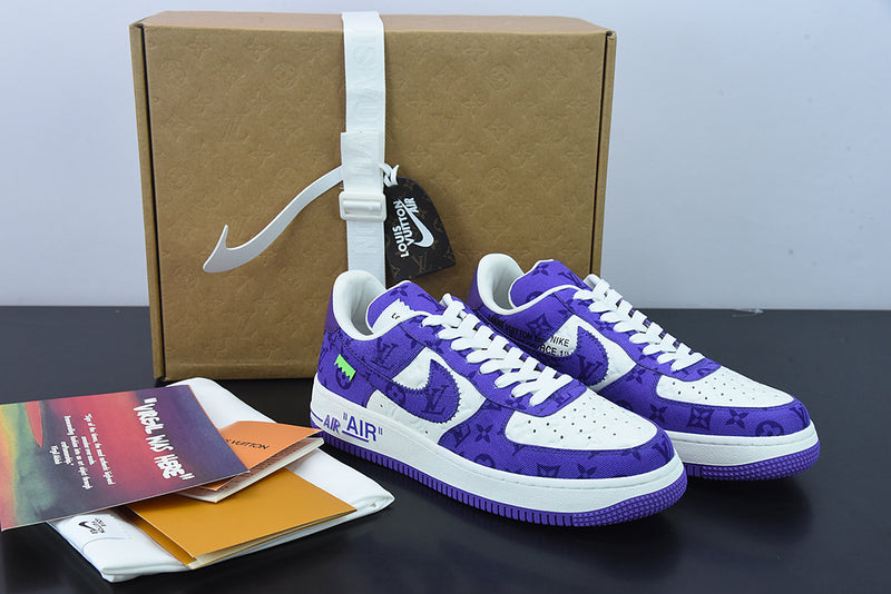 Nike Air Force 1 Low x Louis Vuitton x Off-White 'Purple'