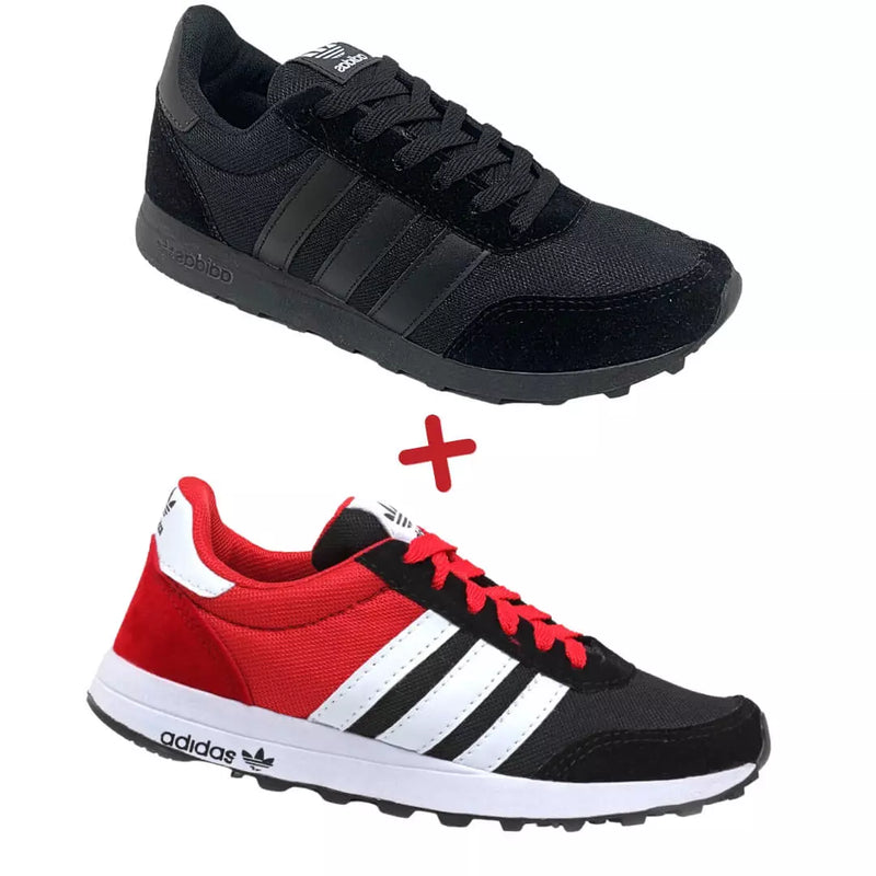 2 Pares Tênis Adidas Neo Feminino COMPRE 1 LEVE 2 + Frete Grátis