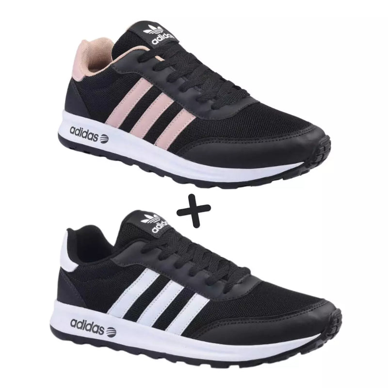 2 Pares Tênis Adidas Neo Feminino COMPRE 1 LEVE 2 + Frete Grátis