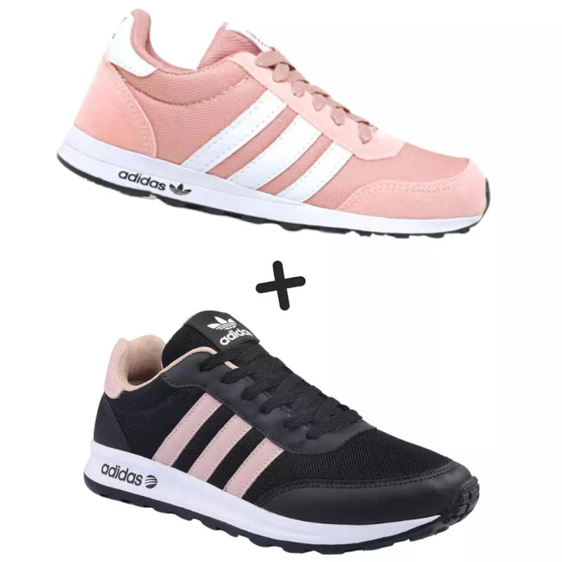 2 Pares Tênis Adidas Neo Feminino COMPRE 1 LEVE 2 + Frete Grátis