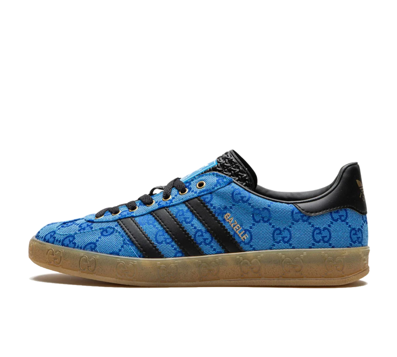 Adidas x Gucci Gazelle 'GG Monogram Blue'