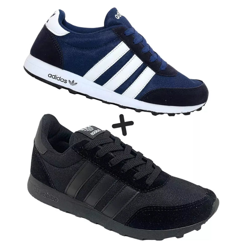 2 Pares Tênis Adidas Neo Masculino COMPRE 1 LEVE 2 + Frete Grátis