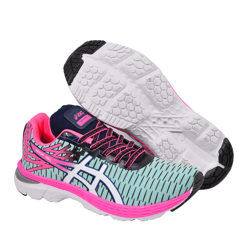 TÊNIS ASICS GEL FEMININO PRETO/ROSA