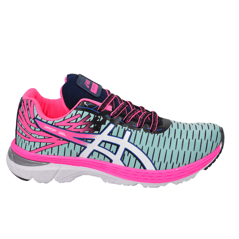 TÊNIS ASICS GEL FEMININO PRETO/ROSA