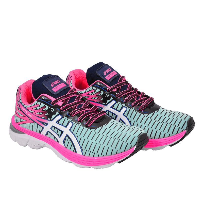 TÊNIS ASICS GEL FEMININO PRETO/ROSA